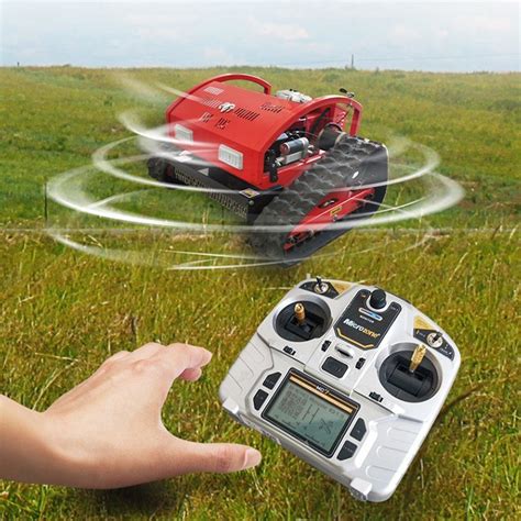 Remote Control Grass Cutter Gasoline Lawn Robot Self Propelled Lawn