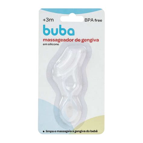Massageador De Gengiva Buba - Massageador de Gengiva Baby Buba - Silicone - Pititóti Baby e Kids