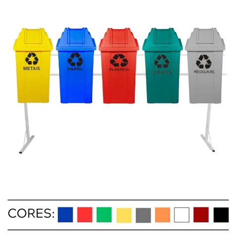 Lixeiras Coleta Seletiva Para Colorir