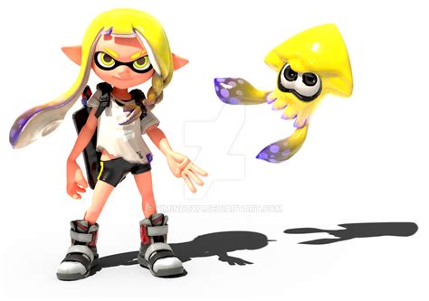 Inkling (Splatoon 3) - Render by kiminooku on DeviantArt