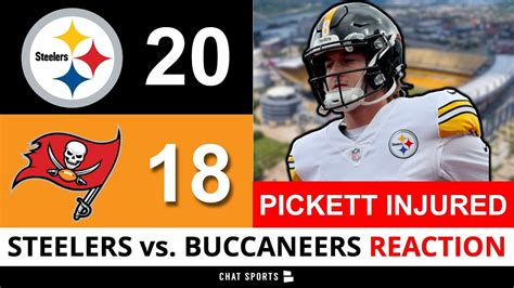 Steelers News And Rumors After 20 18 Win Vs Bucs Kenny Pickett Injury