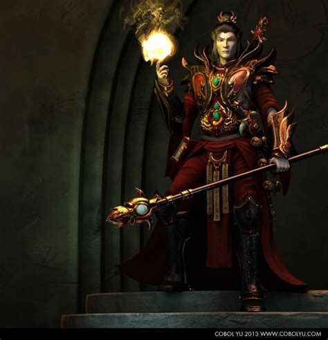 Wizard Diablo 3 Fan Art Final Render By Furious Ming On Deviantart