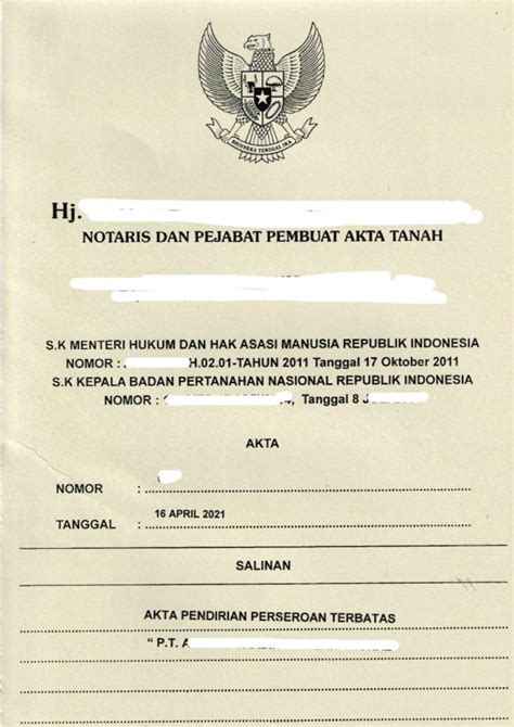 Contoh Akta Pendirian Cv Terbaru 2019 Berbagai Contoh Imagesee Riset