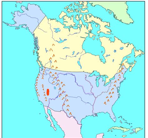 North American Physical Features 1 | Quiz