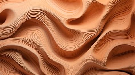 Premium Ai Image Generative Ai Orange And Beige Modelling Clay Gypsum