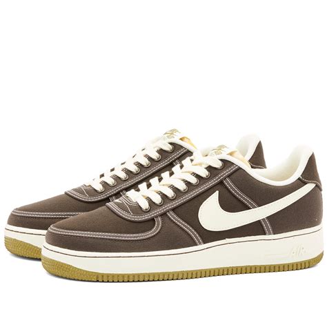 Nike AIR FORCE 1 07 PRM Baroque Brown Coconut Milk Pacific Moss