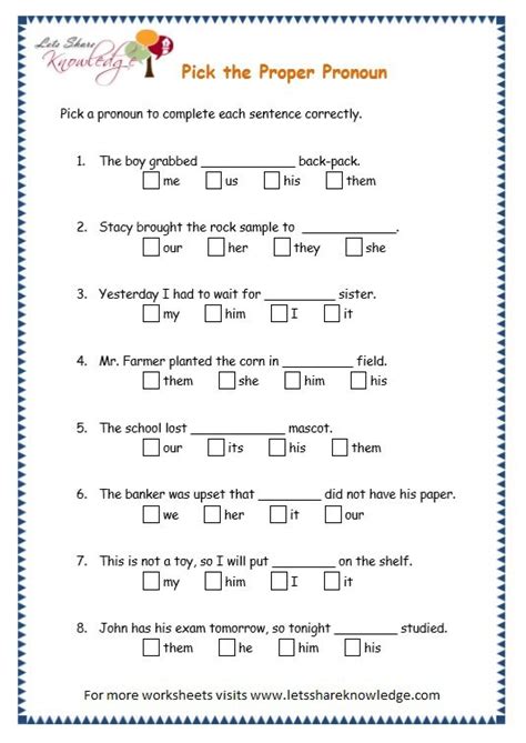 Grade 3 Grammar Topic 5 Parts Of Speech Worksheets Free Worksheets