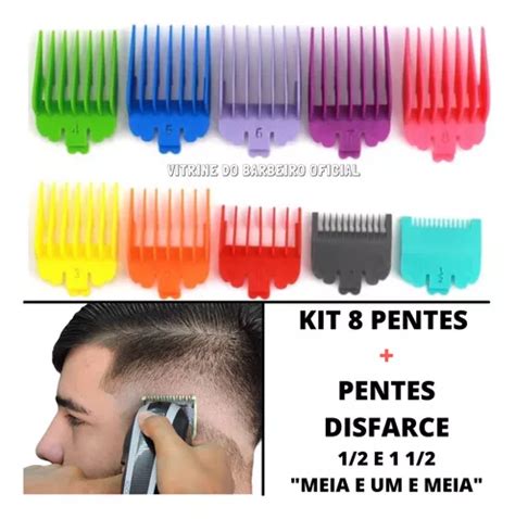 Kit 8 Pentes Guia 2 Pentes De Disfarce Profissional Top Frete grátis