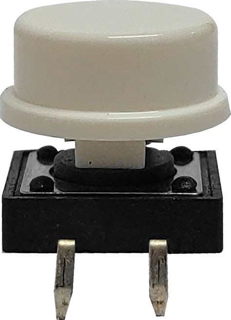 Boton Pulsador Tact Switch 12x12x7 3mm Capuchon X 10 Unid ADICHIP Net