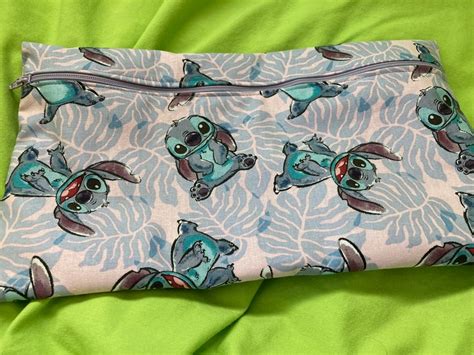 Disney Lilo And Stitch Pink And Pastel Pencil Pouches Etsy