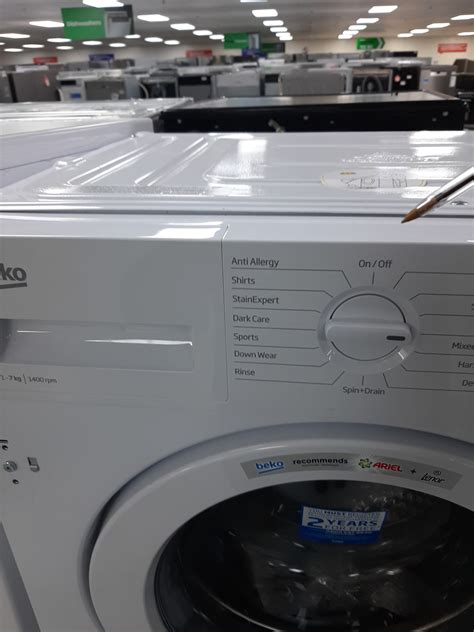 Beko Wtik74111 Integrated 7kg Washing Machine White C Rated 321188 Elekdirect