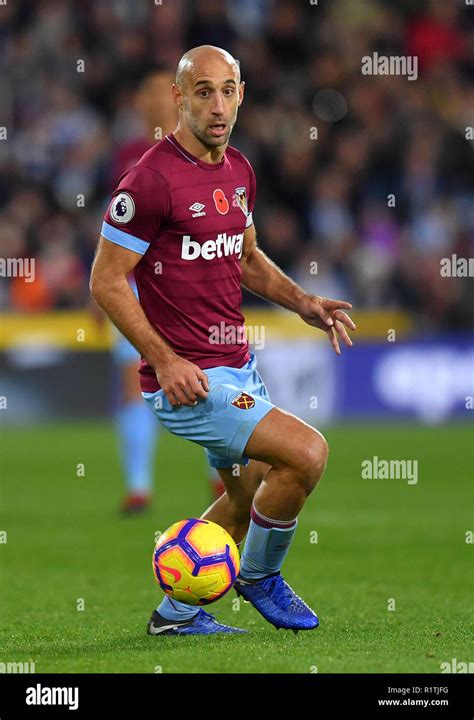 West Ham United's Pablo Zabaleta during the Premier League match at the ...