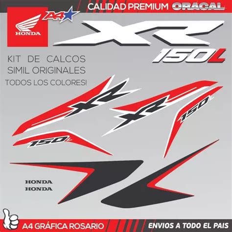 Calcos Honda Xr Calcos Simil Originales En Venta En Rosario Santa