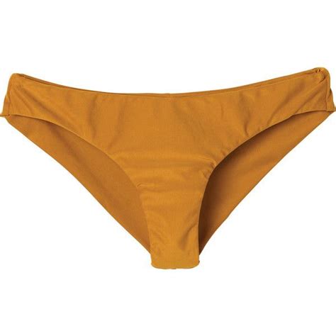 Rvca Women S Solid Cheeky Bikini Bottoms Liked On Polyvore