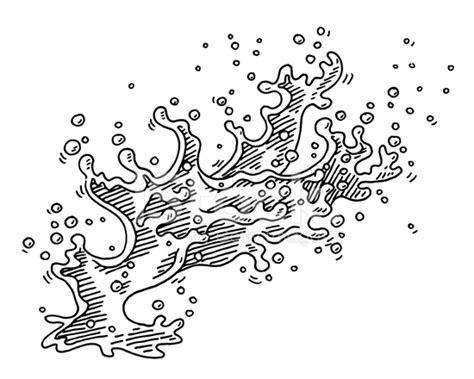 Water Splash Action Drawing Stock Photo | Royalty-Free | FreeImages