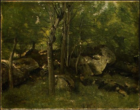 In the Forest of Fontainebleau, c.1860 - c.1865 - Camille Corot ...