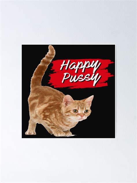 Happy Pussy A Very Cute Pussy We Thought With Simple And Easy Design To Delight Any Cat Lover