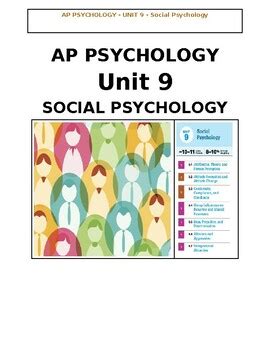 Ap Psychology Unit Social Psychology Notes Packet By Just Add