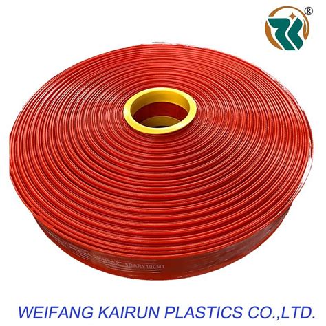 1 To 12 Inch Water Discharge PVC Layflat Lay Flat Hose For