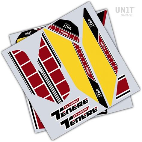 Yamaha Ténéré 700 White stickers