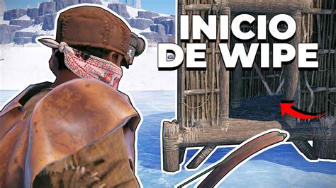 Les Robo Su Base En El Inicio De Wipe Rust Gameplay Espa Ol Youtube