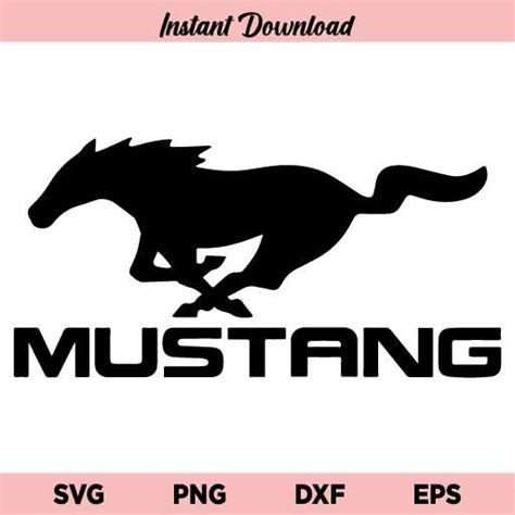 Mustang Logo Svg Mustang Horse Svg Ford Mustang Svg Mustang Logo