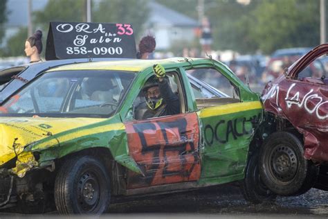 Photos Demolition Derby At Skowhegan State Fair