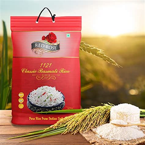 Red Rose Classic Basmati Rice Perfectly Aged Rich Aroma Best Indian