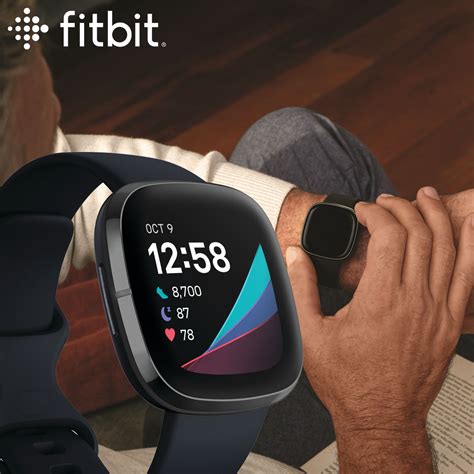 超人気 【新品未開封】fitbit Sense カーボングラファイト 腕時計デジタル