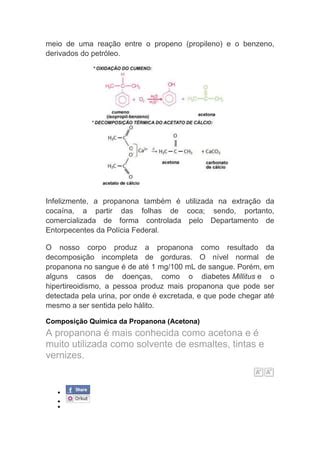 A história da acetona PDF