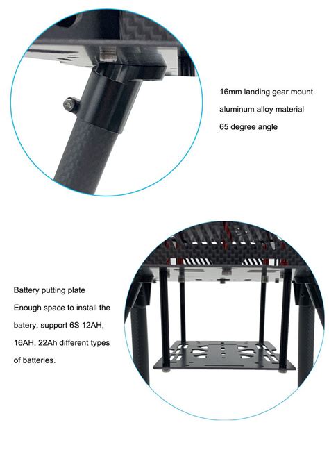 Buy Quadcopter Mm Frame Kit With Landing Gear Carbon Fiber From