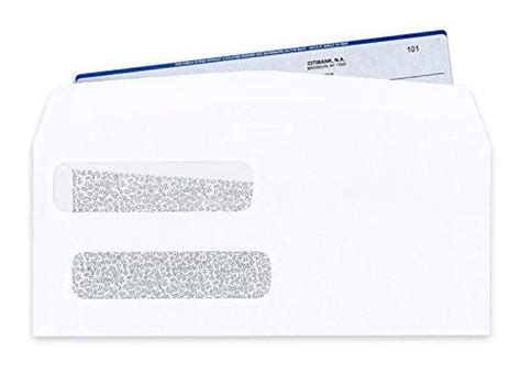 Double Window Check Envelopes Self Seal Abc Check Printing