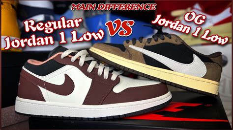 Jordan 1 Low OG Vs New Low Main Differences YouTube