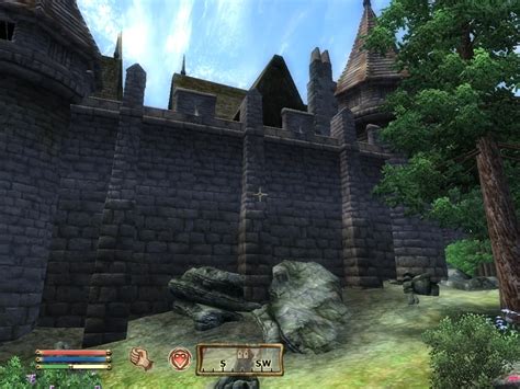 Better Cities Skingrad Outskirts And City Wall At Oblivion Nexus Mods