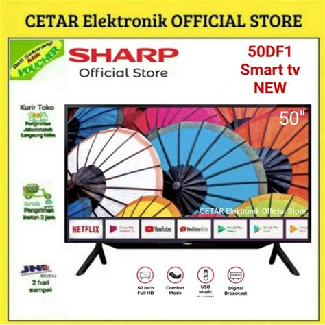 Jual SHARP LED SMART TV 50 Inch 2T C50DF1I 2TC50DF1I EASY SMART