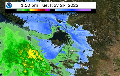 Nws Seattle On Twitter Latest Radar Image Showing The Transition To