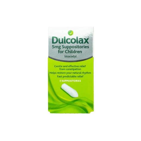 Dulcolax 5mg Suppositories For Children 5 Pack Dolans Pharmacy