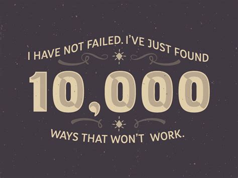 Edison Quote By Jamie Stark On Dribbble