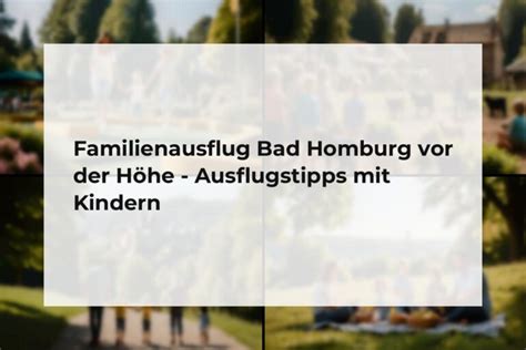 Bad Homburg Vor Der H He Hessen Tourist