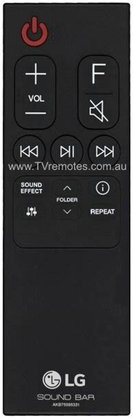 Akb75595331 Genuine Original Lg Soundbar Remote Control Gx Sl4 Sl4y Sl5y Sl6y Sl7y Sn4