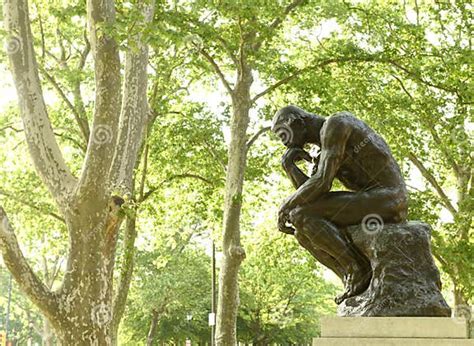 Philadelphia Usa May 29 2018 Statue Of The Thinker At The R