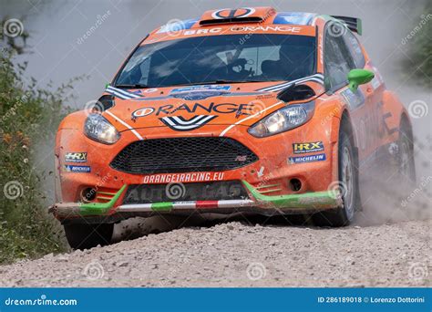 Ford Fiesta ST Rally Car on Race Editorial Stock Photo - Image of ...