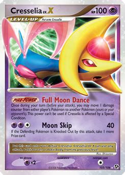 Cresselia Diamond Pearlgreat Encounters Tcg Card Database