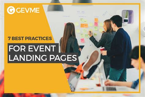 7 Best Practices for Event Landing Pages