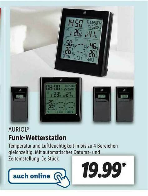 Auriol Funk Wetterstation Angebot Bei Lidl