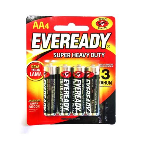 Jual Eveready Baterai Battery Batre Aa Hitam Pcs Pack Shopee