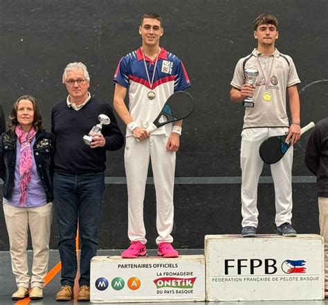 FFPB Fronton mur à gauche Paleta Pelote de Gomme Creuse Masculin