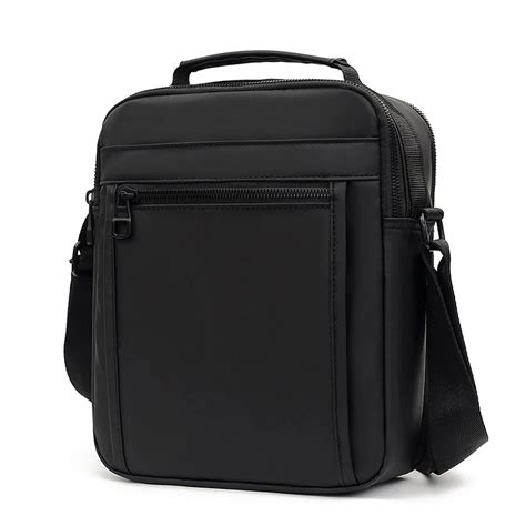 Casual à prova dwaterproof água bolsa de ombro dos homens de negócios