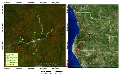 The Geographic Location Of The Study Area In The Central West Part Of