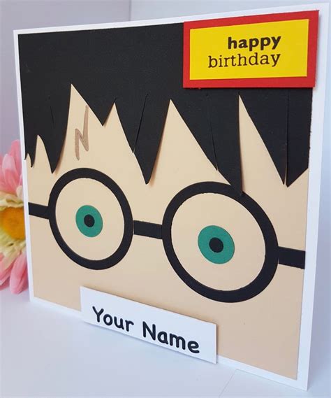 Personalised Harry Potter Birthday Card Handmade Bd46 By